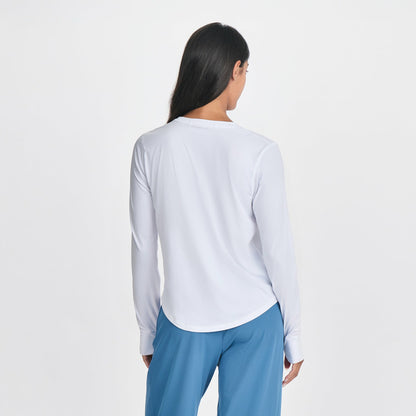 Women's Solar Foil LS Pullover | Eddie Bauer