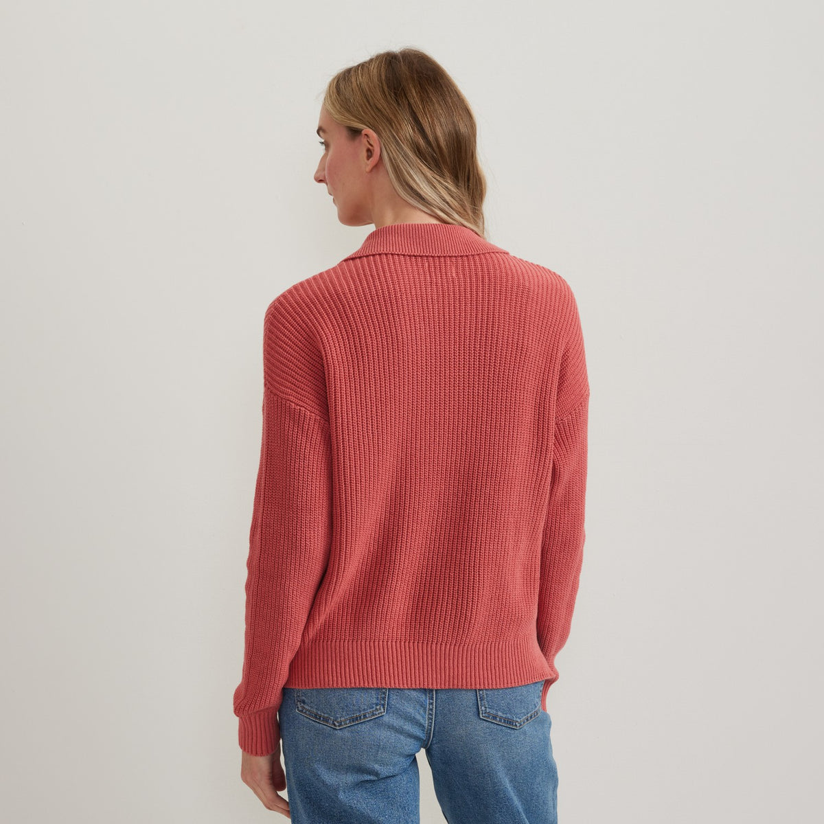 Women's Johnny Collar Polo Sweater | Eddie Bauer
