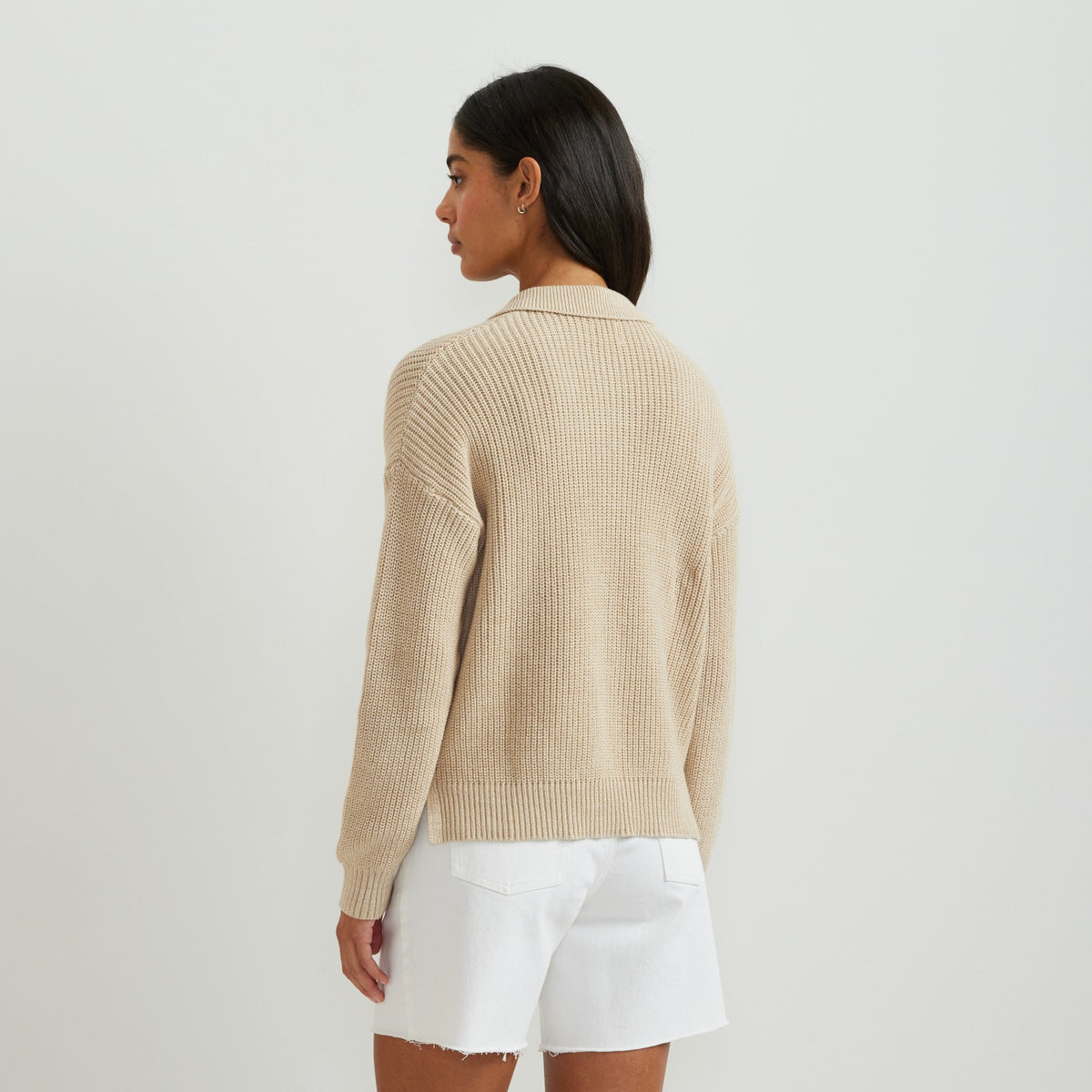 Women's Johnny Collar Polo Sweater | Eddie Bauer
