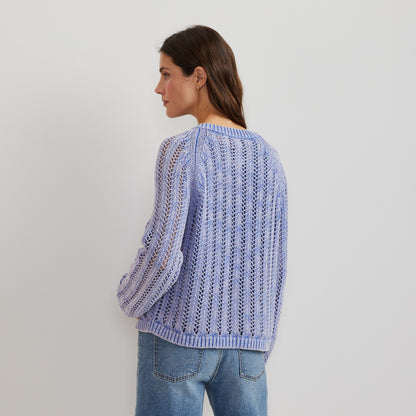 Women's Pointelle LS Pullover | Eddie Bauer