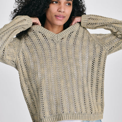 Women's Pointelle LS Pullover | Eddie Bauer