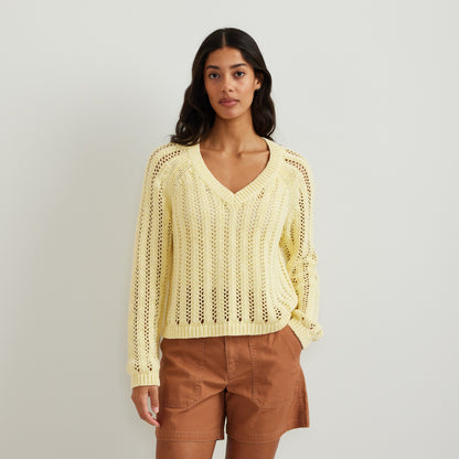 Women's Pointelle LS Pullover | Eddie Bauer