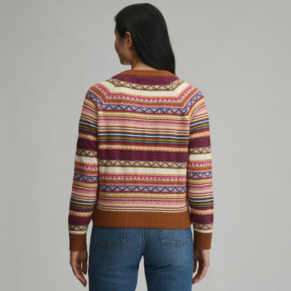 Women's Signature Cardigan Sweater - Stripe | Eddie Bauer