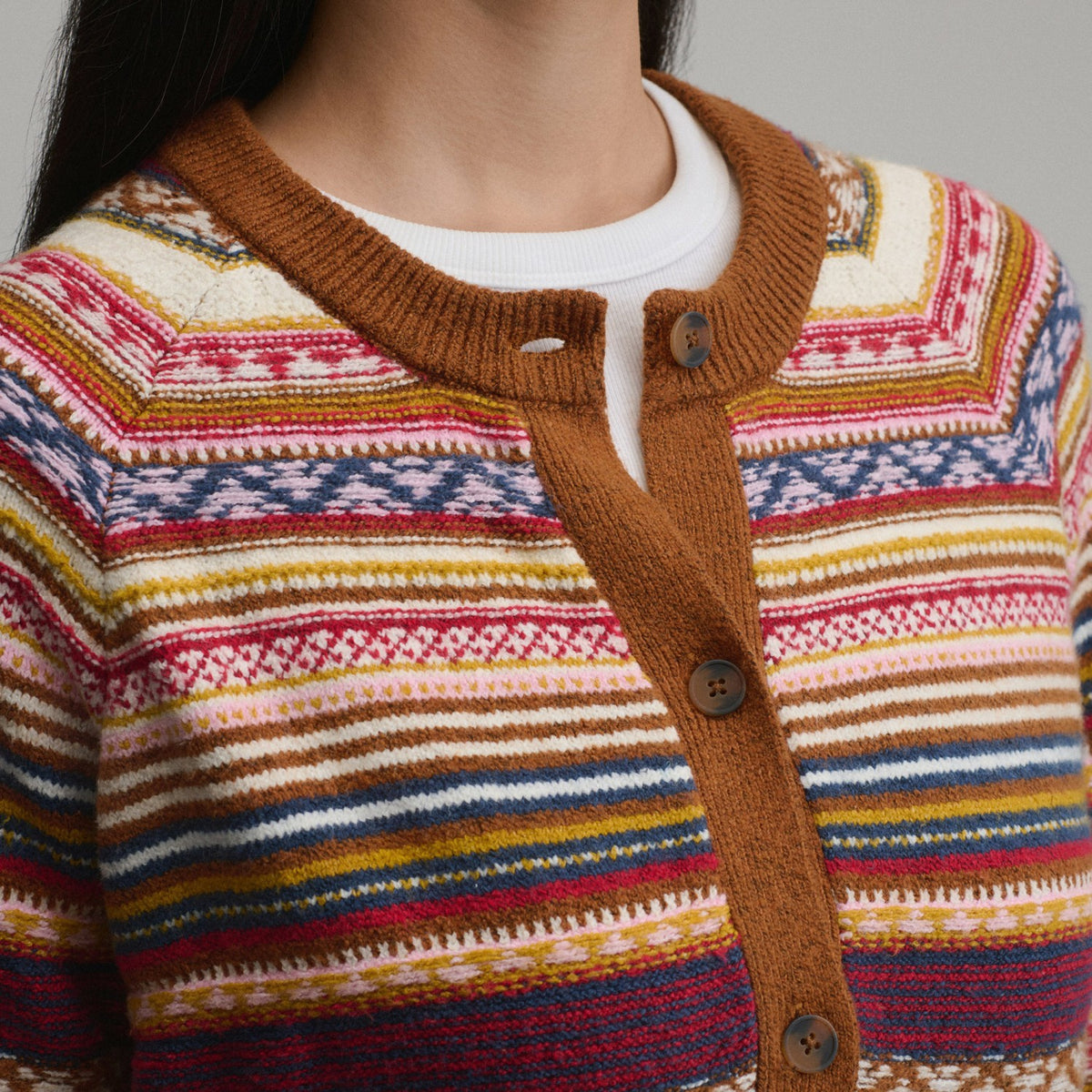 Women's Signature Cardigan Sweater - Stripe | Eddie Bauer