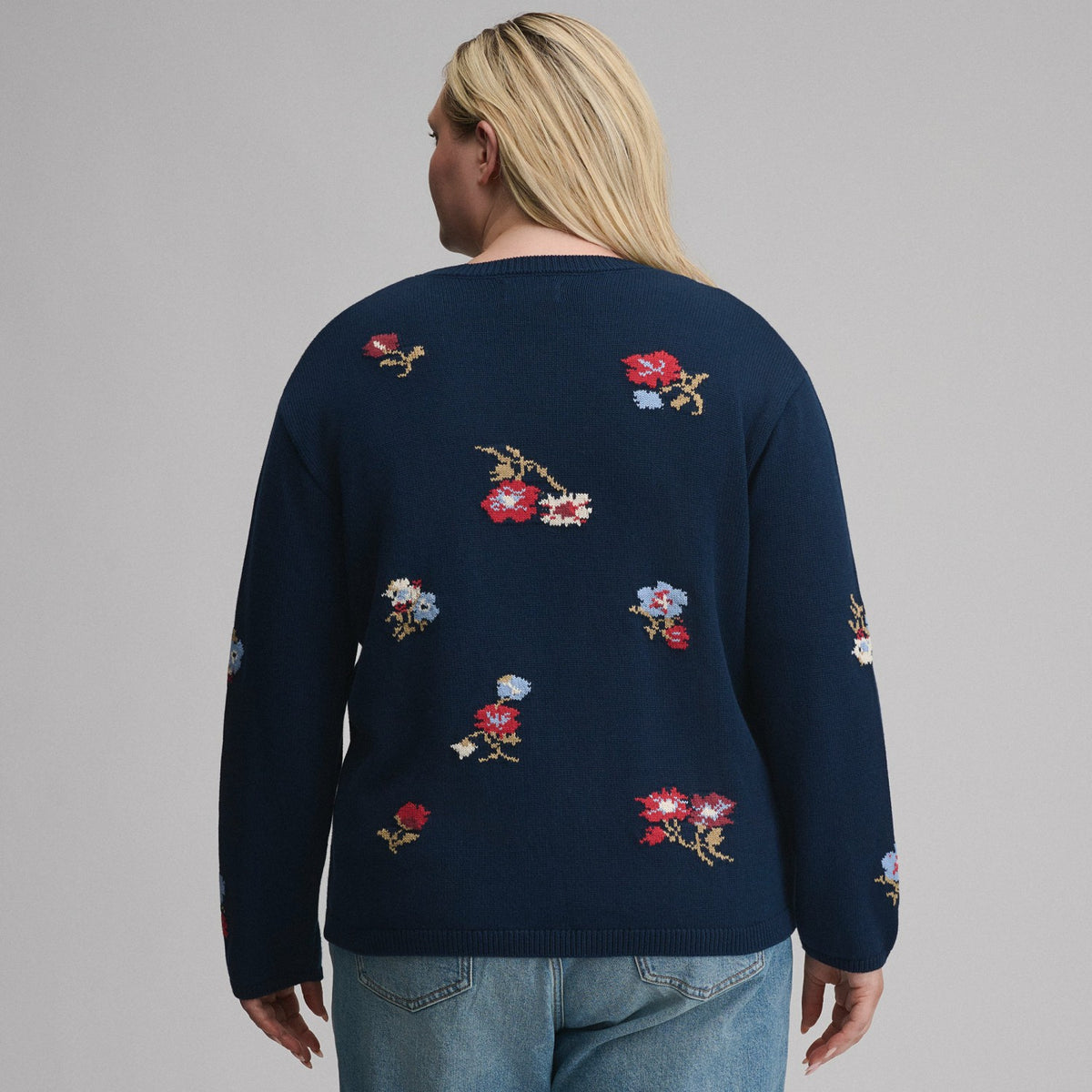 Women's Floral Crewneck Sweater | Eddie Bauer