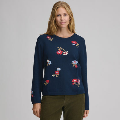 Women's Floral Crewneck Sweater | Eddie Bauer