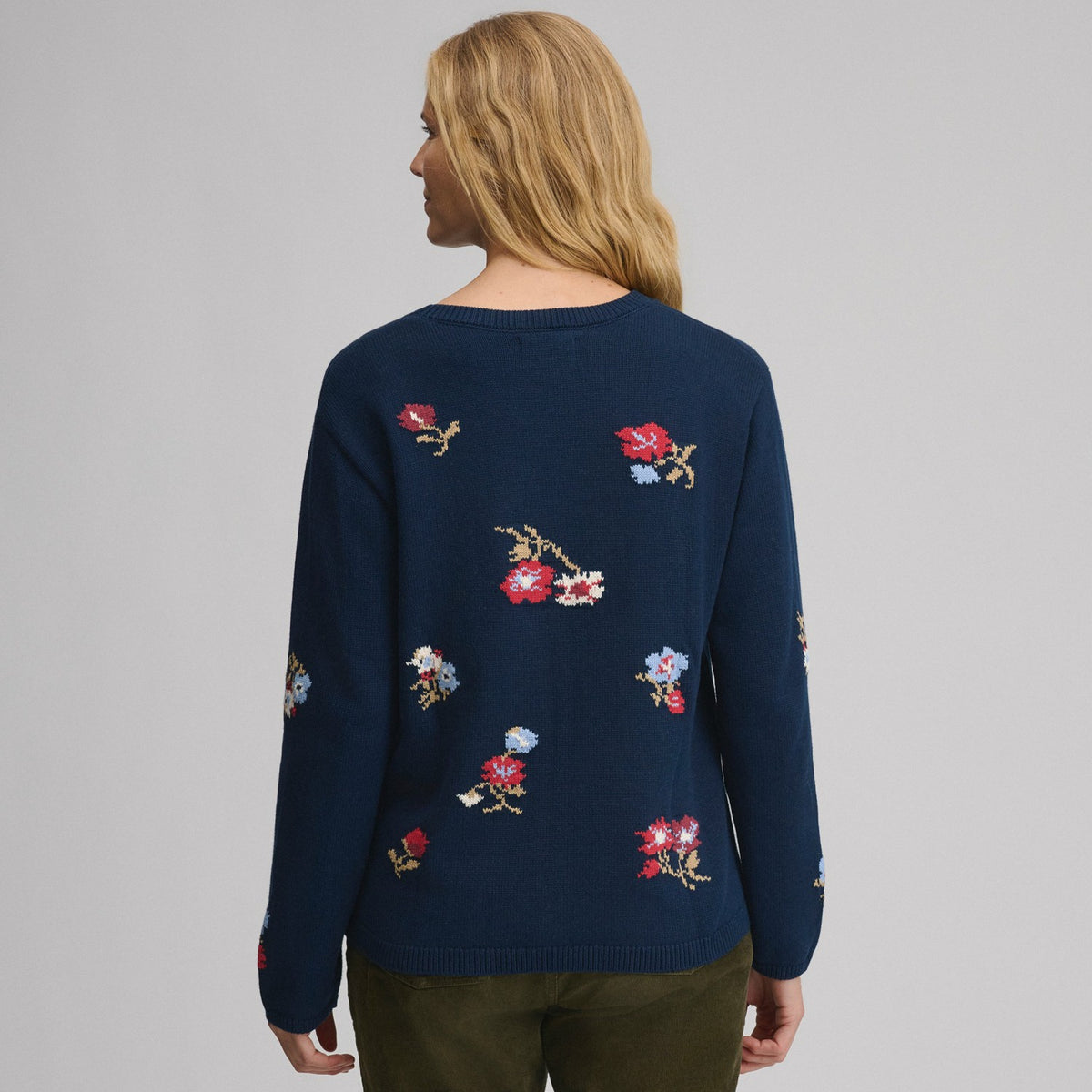 Women's Floral Crewneck Sweater | Eddie Bauer