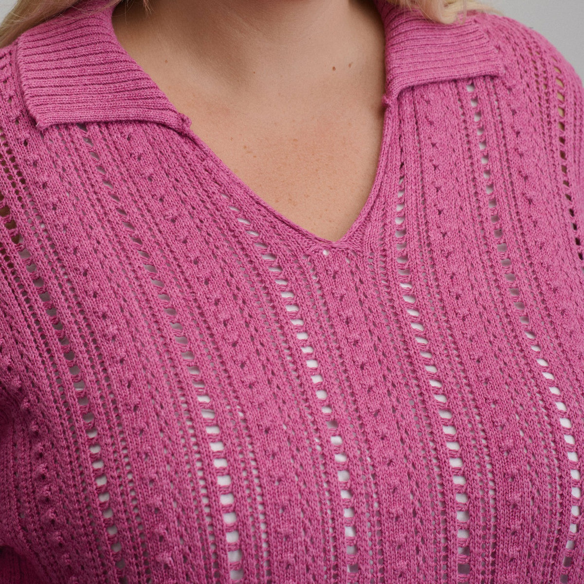 Women's Long-Sleeve Slub Johnny Collar Sweater | Eddie Bauer