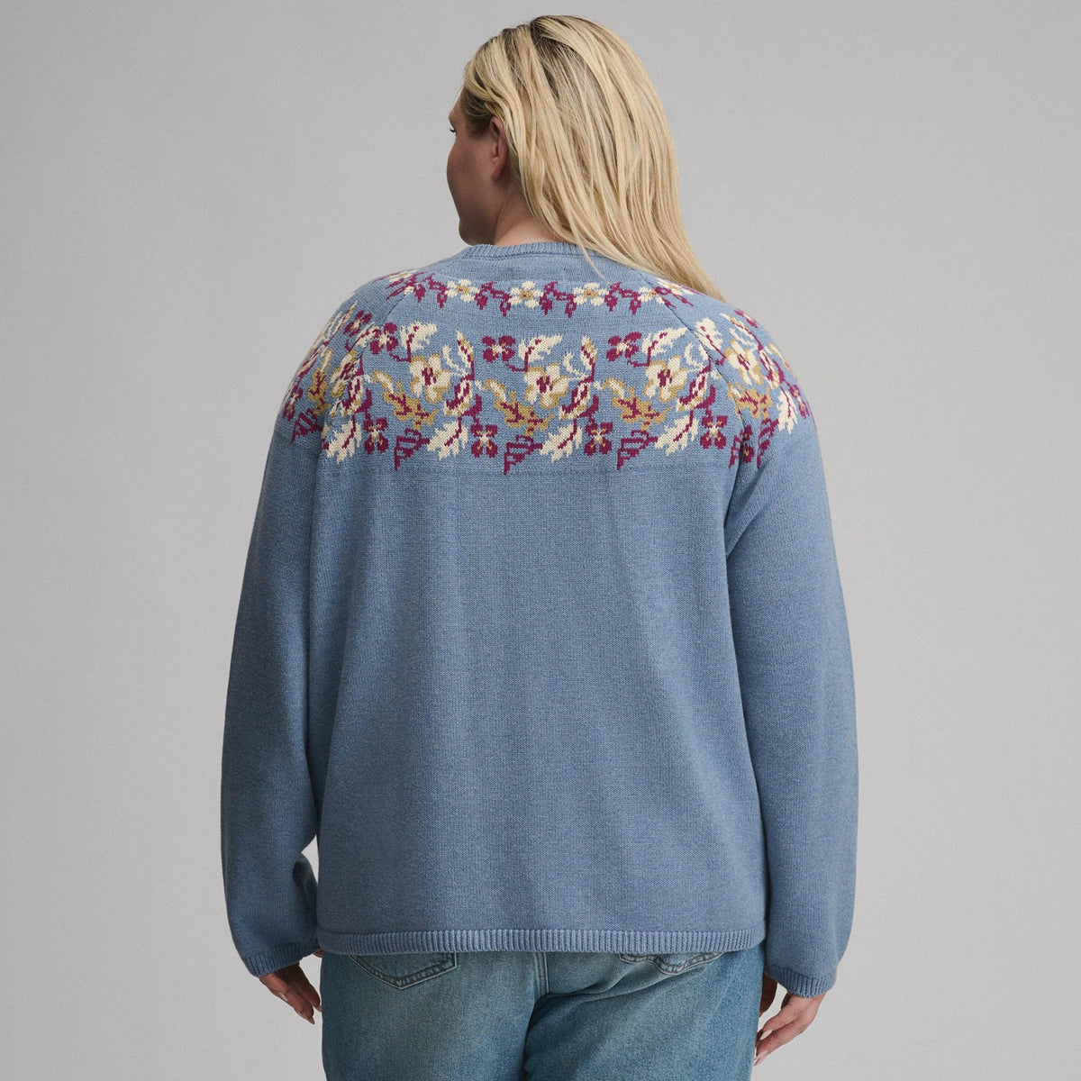 Women's Placed Intarsia Sweater | Eddie Bauer