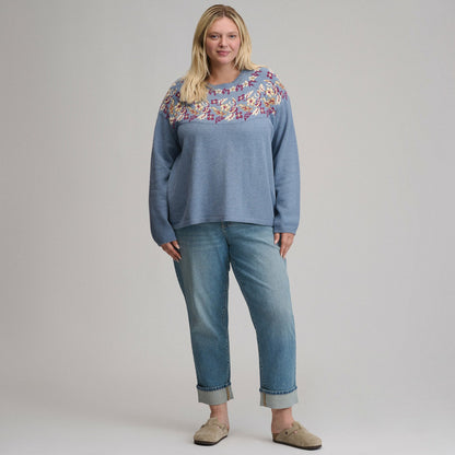 Women's Placed Intarsia Sweater | Eddie Bauer