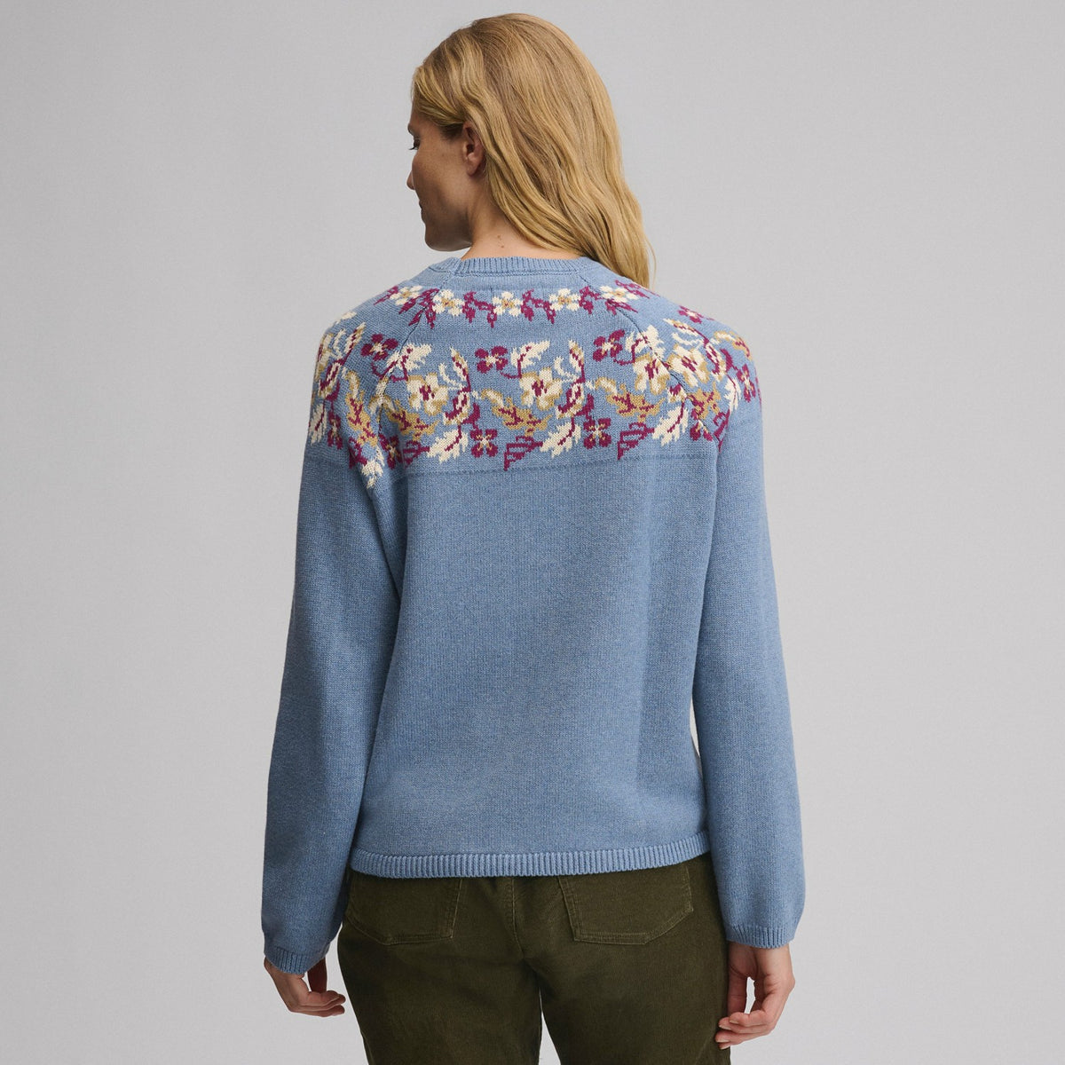 Women's Placed Intarsia Sweater | Eddie Bauer