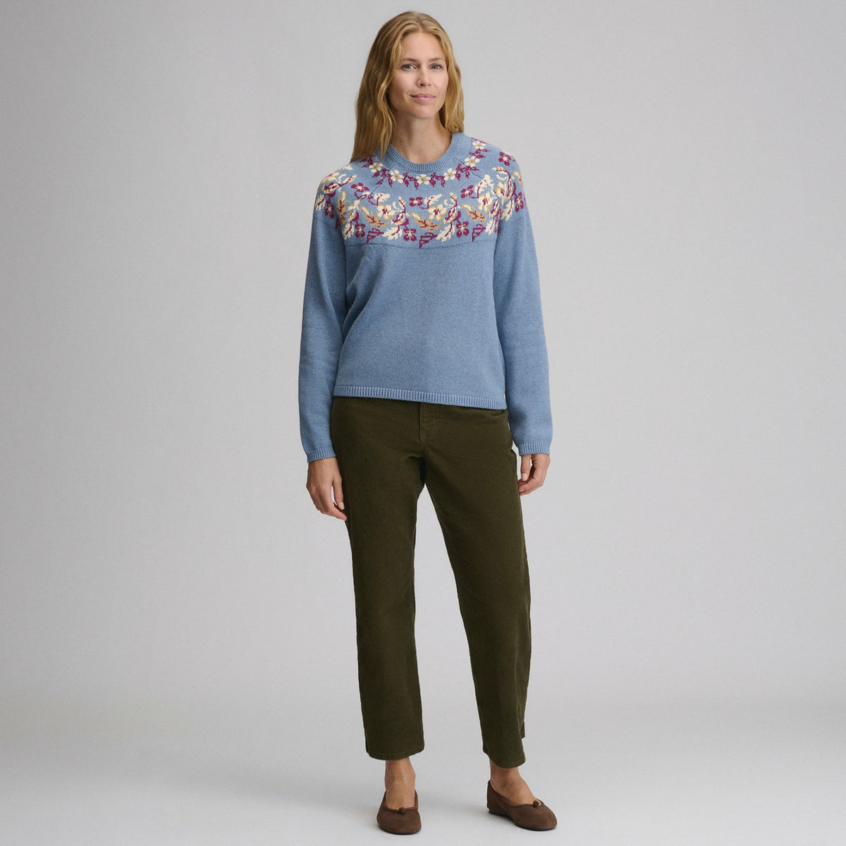 Women's Placed Intarsia Sweater | Eddie Bauer