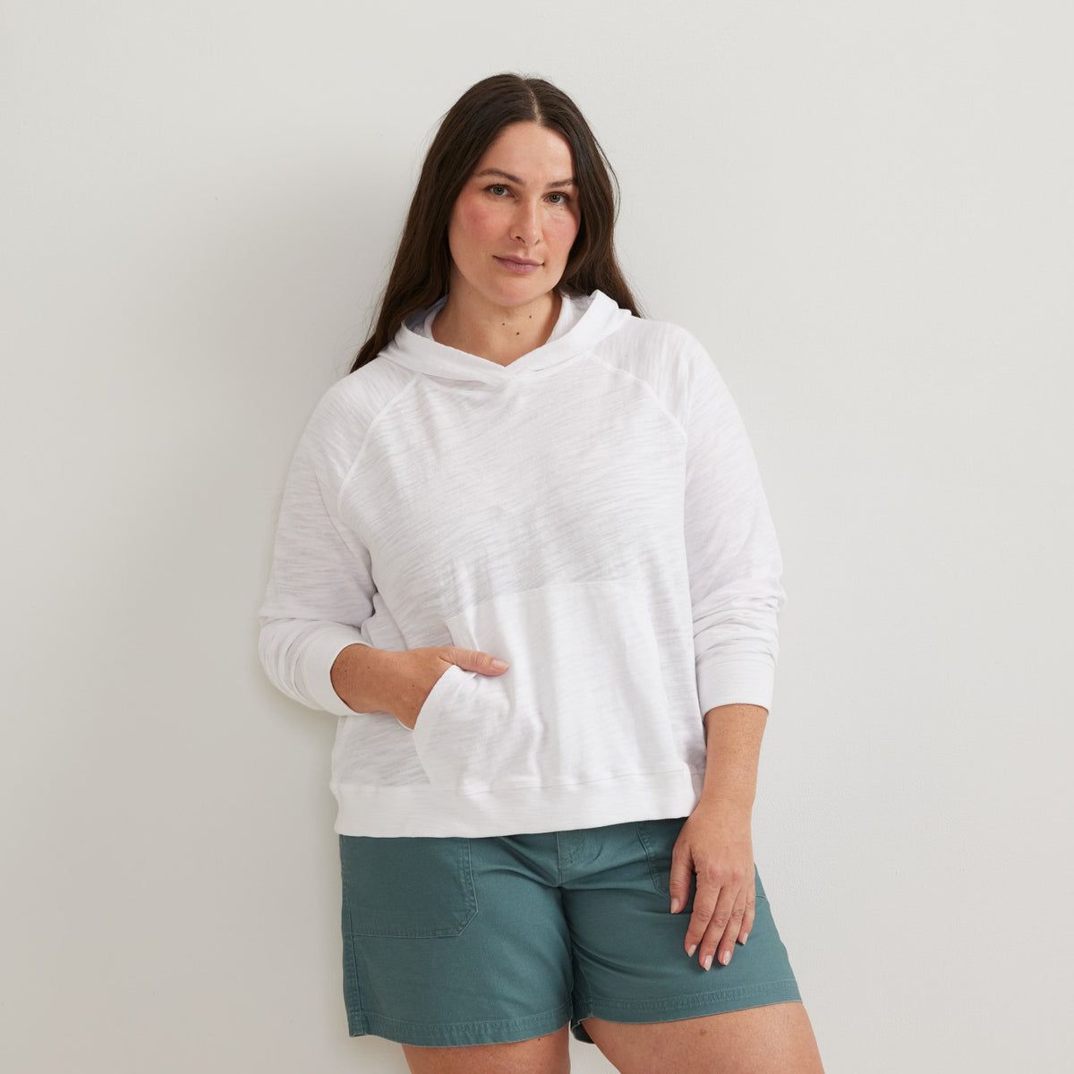 Women's Waverly Cotton Slub Hoodie | Eddie Bauer