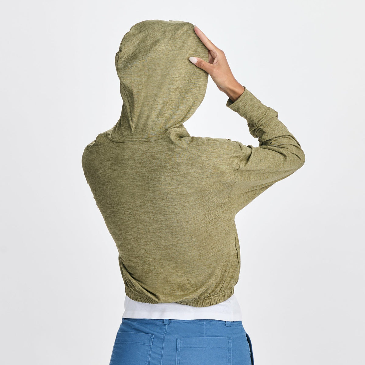 Women's Sightseer Knit Full-Zip Cropped Hoo | Eddie Bauer