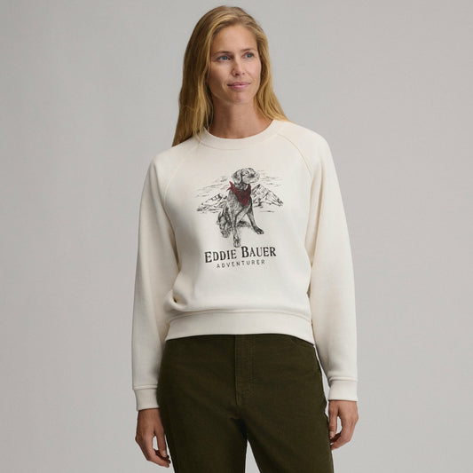 Women's The Vintage Soft Crew - Dog | Eddie Bauer