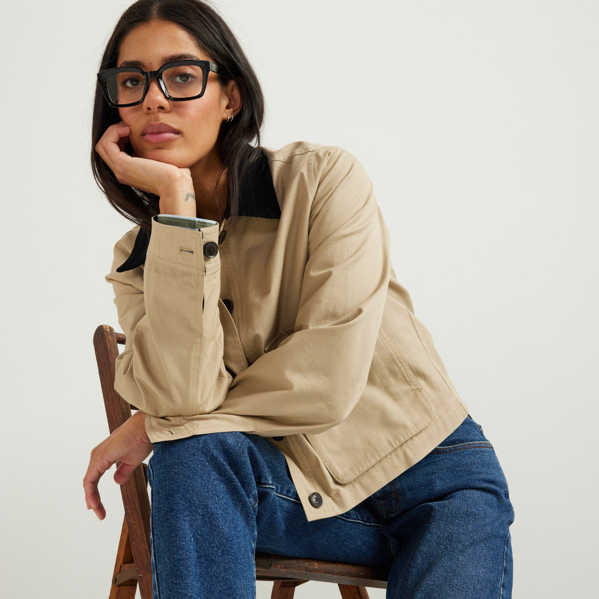 Women's Lark Cropped Barn Jacket | Eddie Bauer