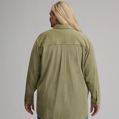 Women's Canyons Corduroy Boyfriend Overshirt | Eddie Bauer