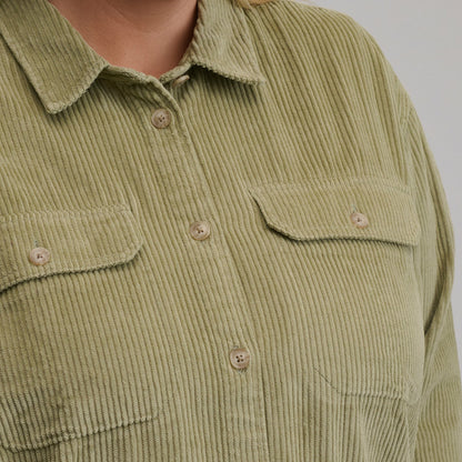 Women's Canyons Corduroy Boyfriend Overshirt | Eddie Bauer