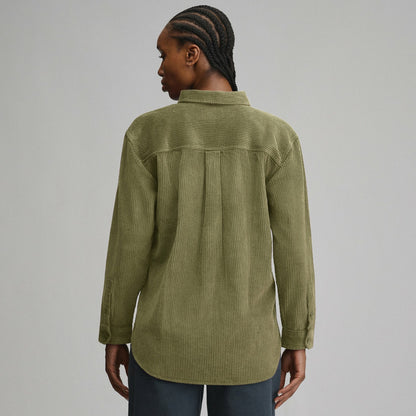 Women's Canyons Corduroy Boyfriend Overshirt | Eddie Bauer