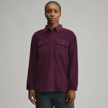 Women's Canyons Corduroy Boyfriend Overshirt | Eddie Bauer