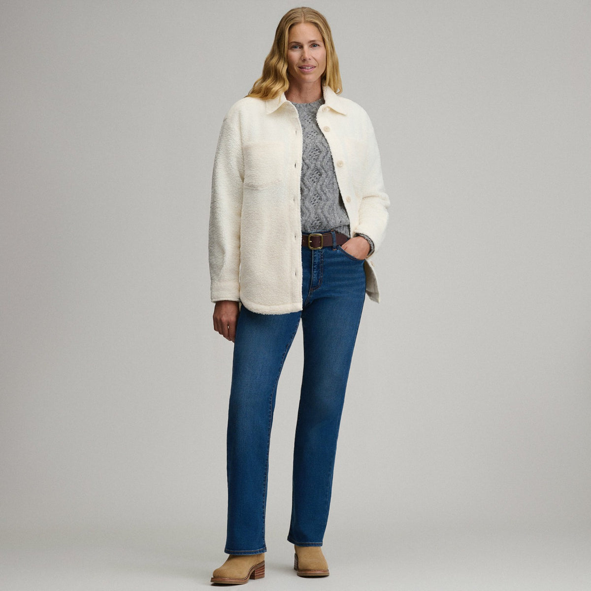 Women's Fleece Shirt Jacket | Eddie Bauer