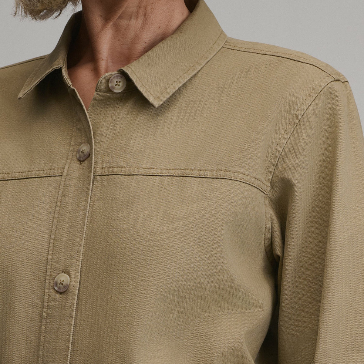 Women's Cotton Twill Shirt Jacket | Eddie Bauer