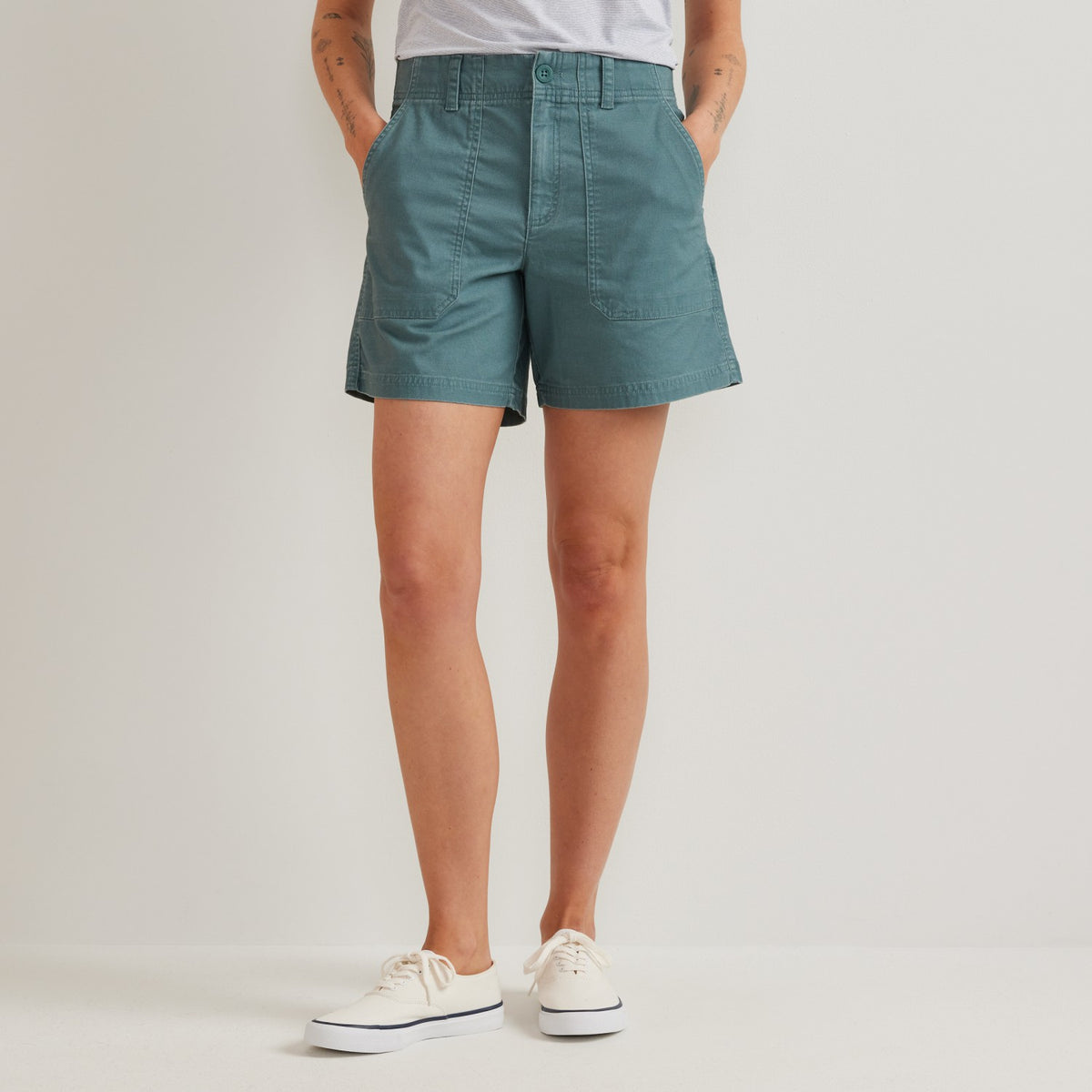 Women's Utility Canvas Short | Eddie Bauer
