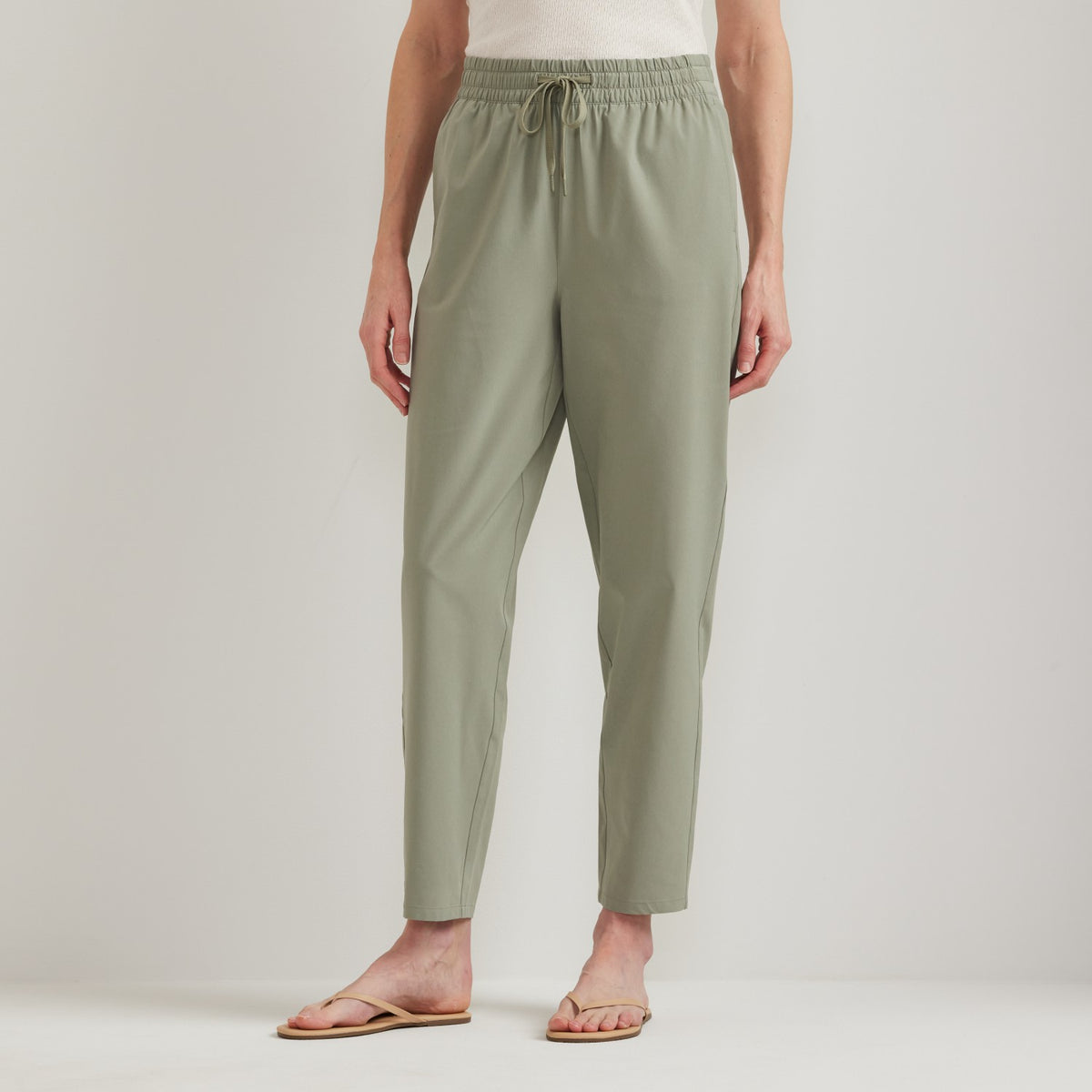 Women's Departure Tie Front Ankle Pant | Eddie Bauer