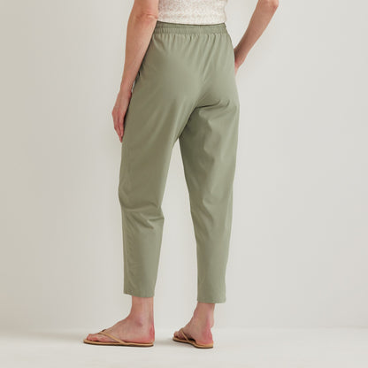 Women's Departure Tie Front Ankle Pant | Eddie Bauer