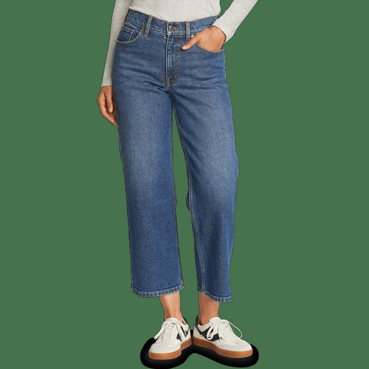 Women's Authentic Everyday Easy Crop | Eddie Bauer