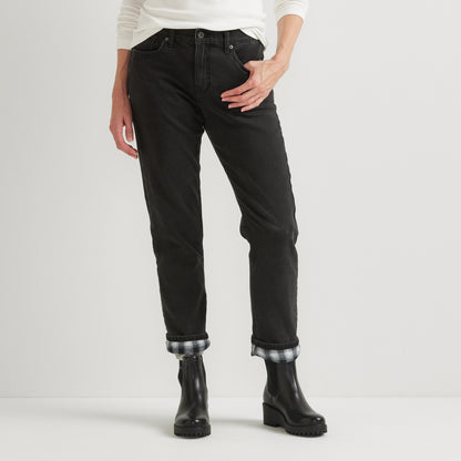 Women's Boyfriend Flannel Lined Jean | Eddie Bauer