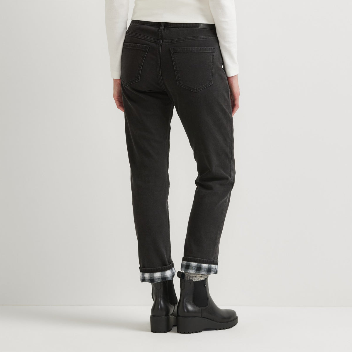 Women's Boyfriend Flannel Lined Jean | Eddie Bauer