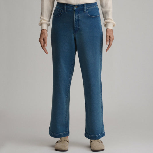 Women's High Waisted Wide-Leg Jean | Eddie Bauer