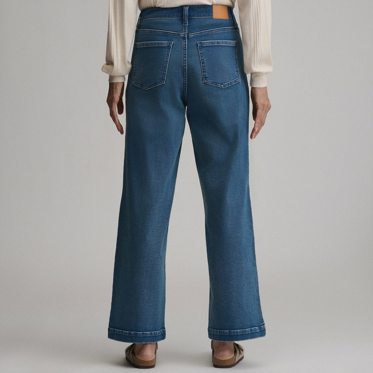 Women's High Waisted Wide-Leg Jean | Eddie Bauer