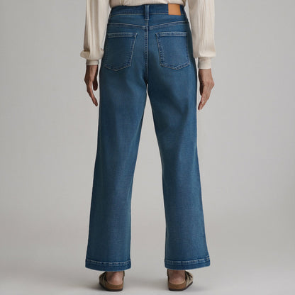 Women's High Waisted Wide-Leg Jean | Eddie Bauer