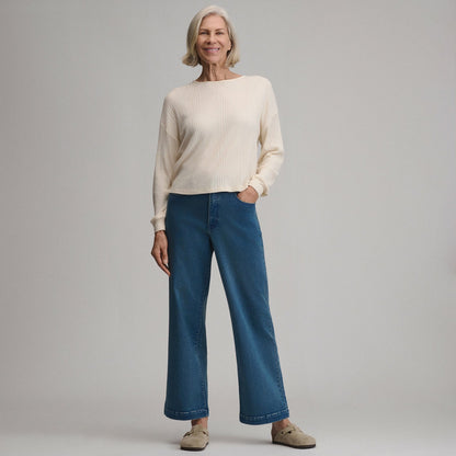 Women's High Waisted Wide-Leg Jean | Eddie Bauer