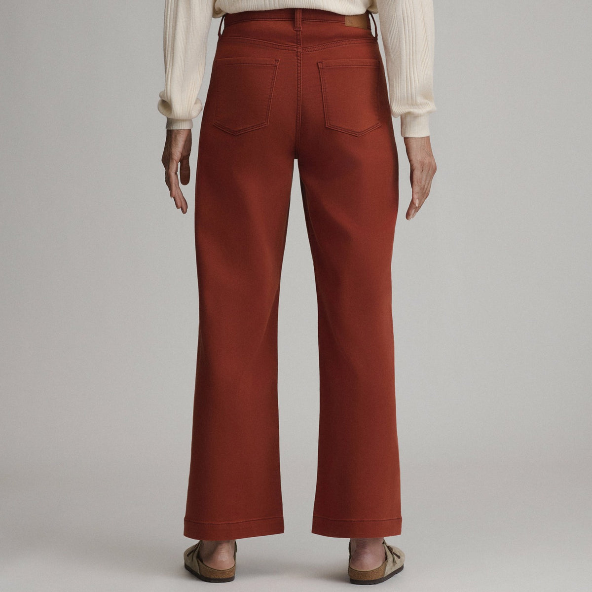 Women's High Waisted Wide-Leg Colored Jean | Eddie Bauer