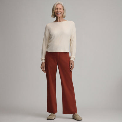Women's High Waisted Wide-Leg Colored Jean | Eddie Bauer