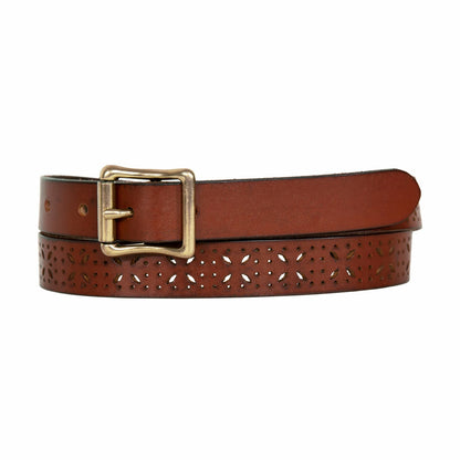 Women's Perforated Pattern Leather Belt | Eddie Bauer