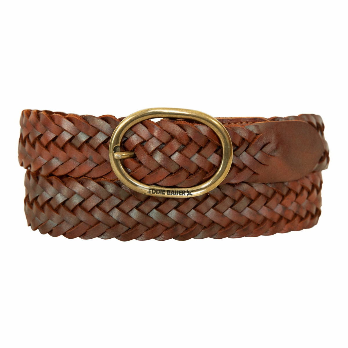 Women's Center Bar Woven Leather Belt | Eddie Bauer