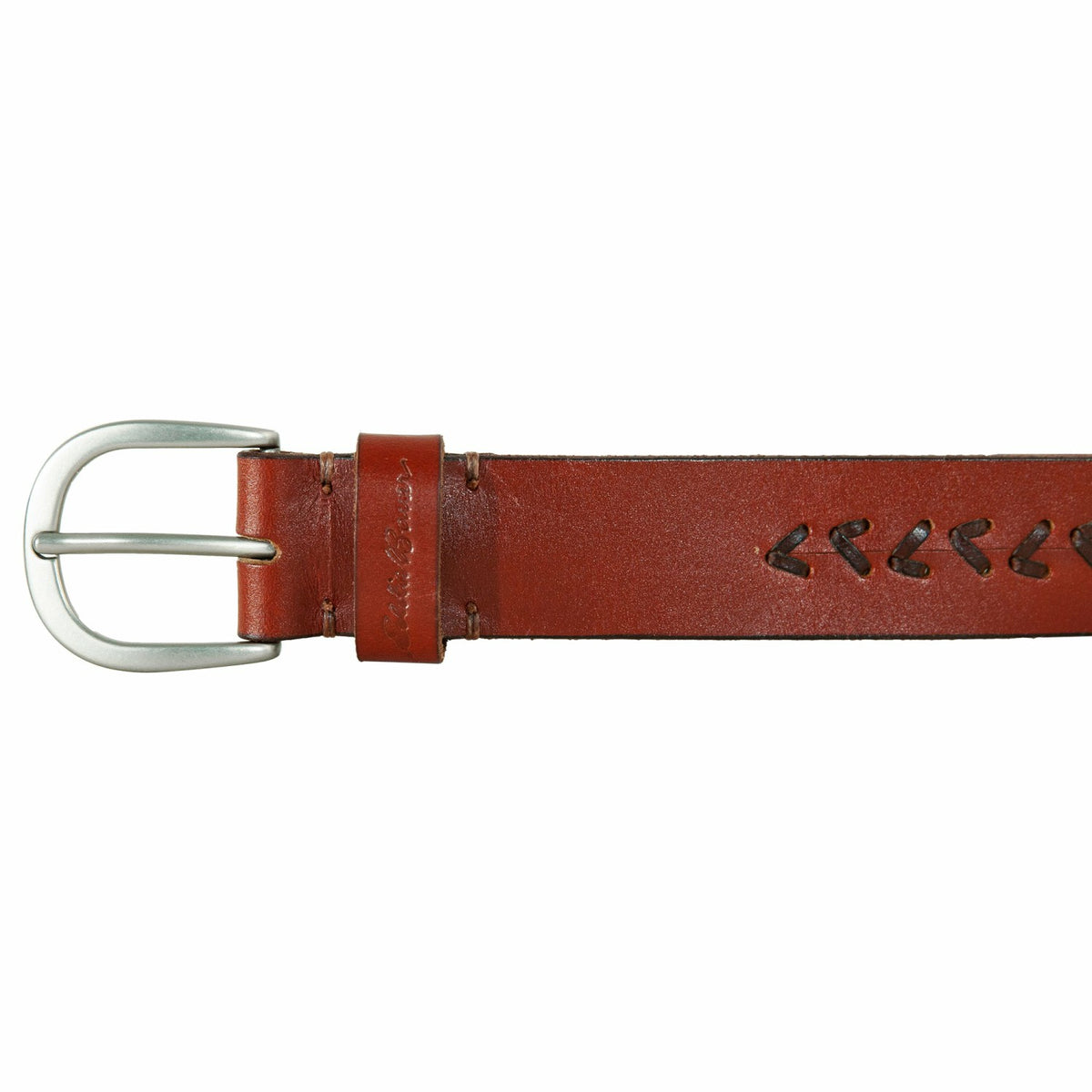 Women's Center Lacing Detailed Leather Belt | Eddie Bauer