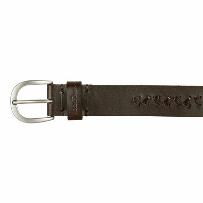Women's Center Lacing Detailed Leather Belt | Eddie Bauer