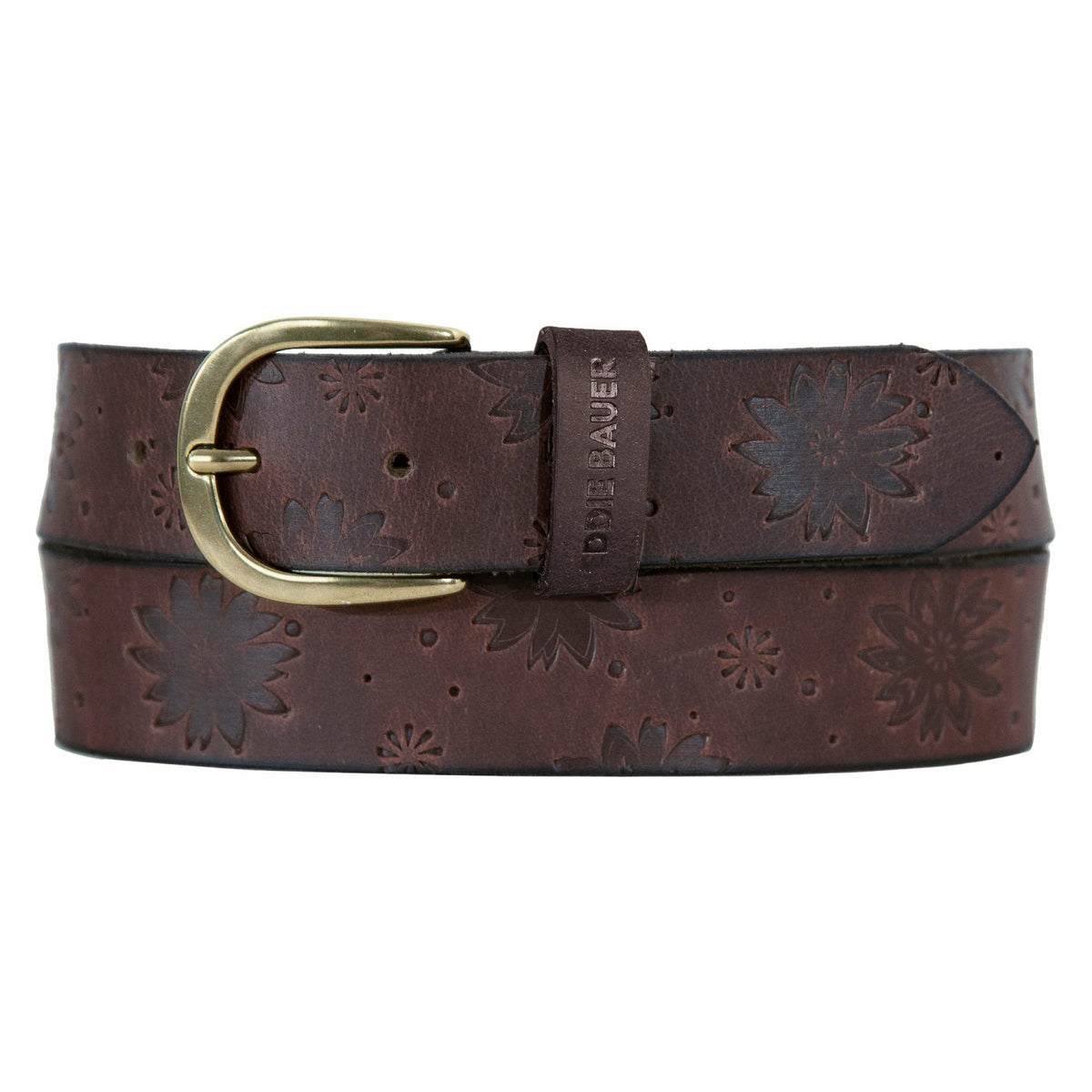 Women's Floral Tooled Leather Belt | Eddie Bauer