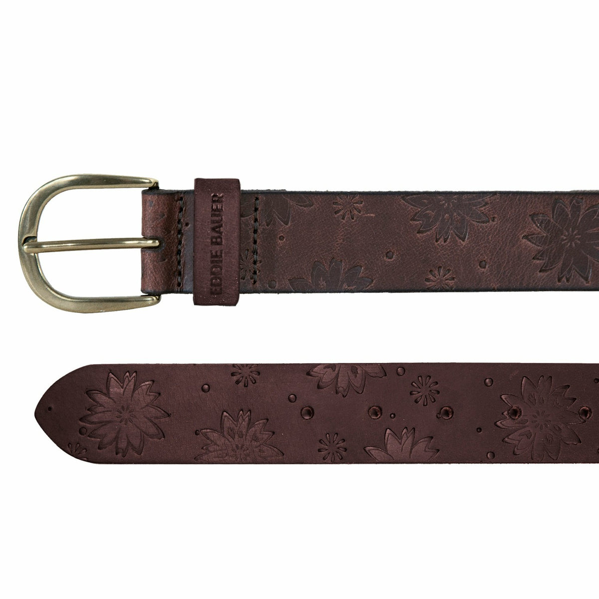 Women's Floral Tooled Leather Belt | Eddie Bauer