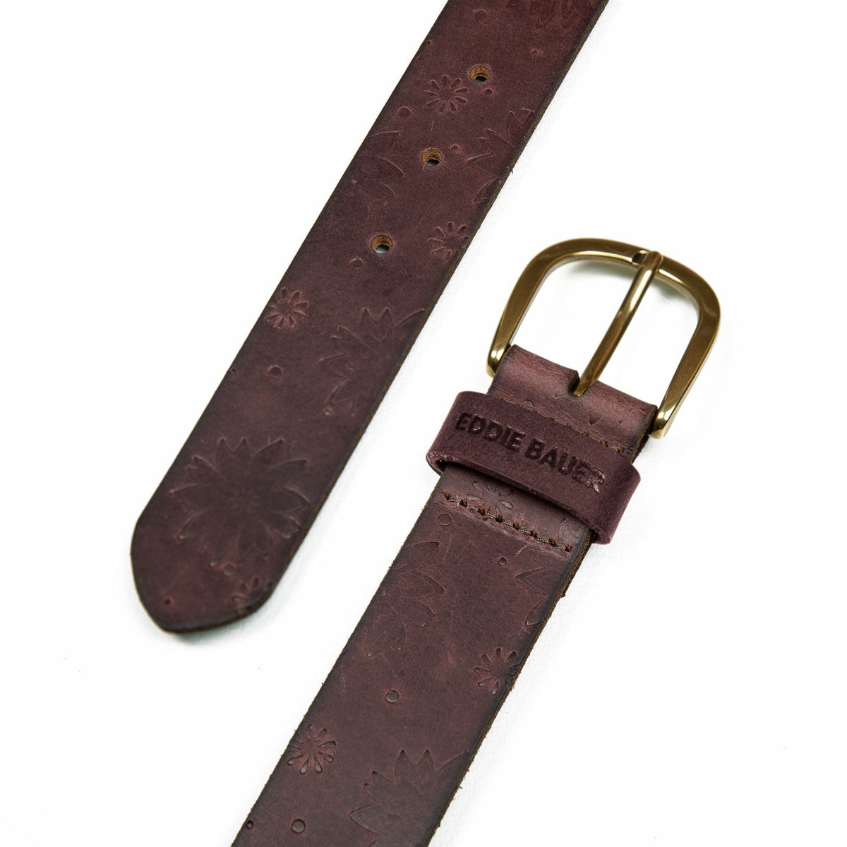 Women's Floral Tooled Leather Belt | Eddie Bauer