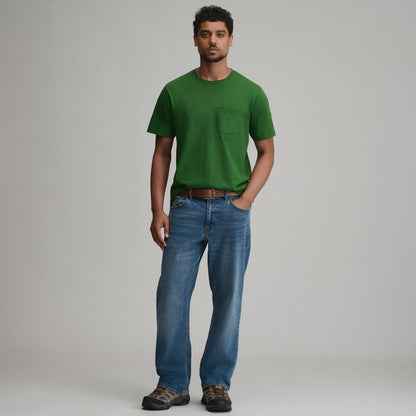 Men's SS Lw Cotton Pocket Tee | Eddie Bauer