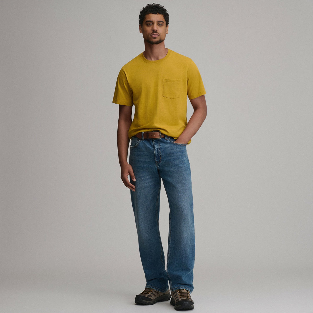 Men's SS Lw Cotton Pocket Tee | Eddie Bauer