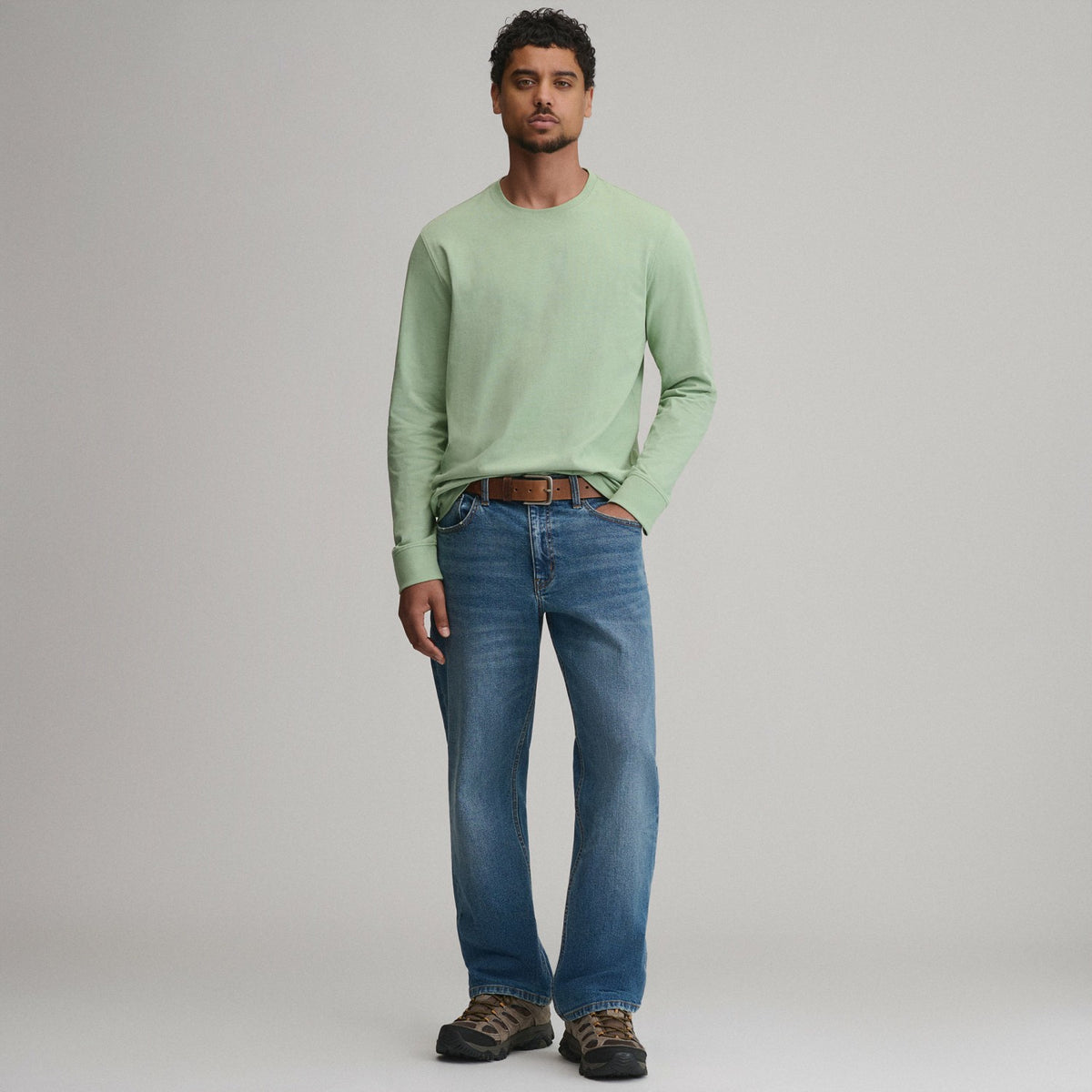 Men's LS Lw Cotton Classic Tee | Eddie Bauer