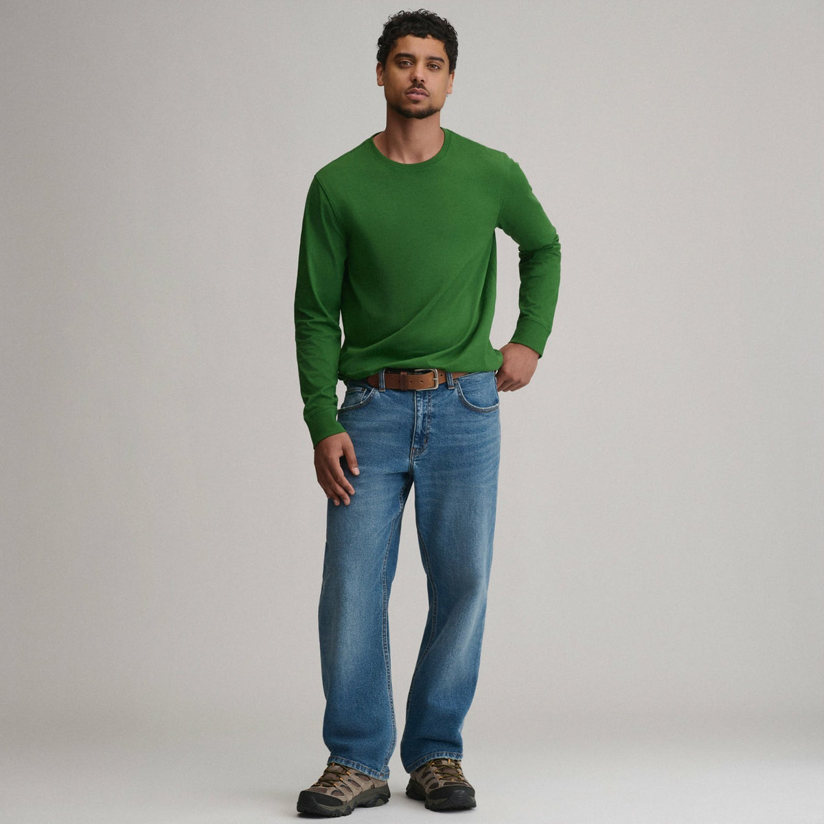 Men's LS Lw Cotton Classic Tee | Eddie Bauer