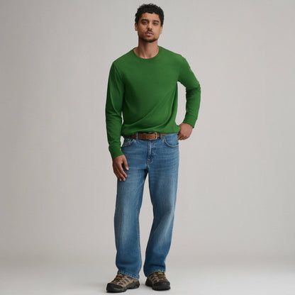 Men's LS Lw Cotton Classic Tee | Eddie Bauer